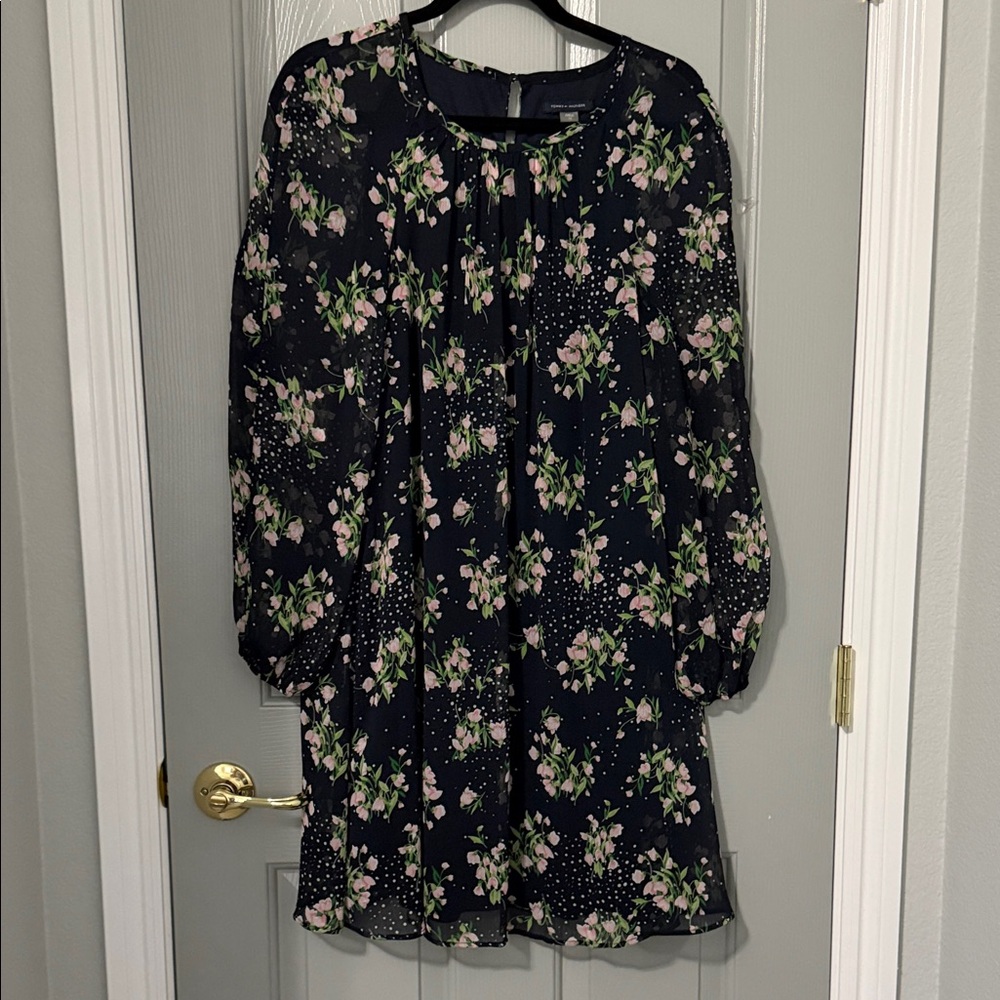 Tommy Hilfiger Floral Navy Dress